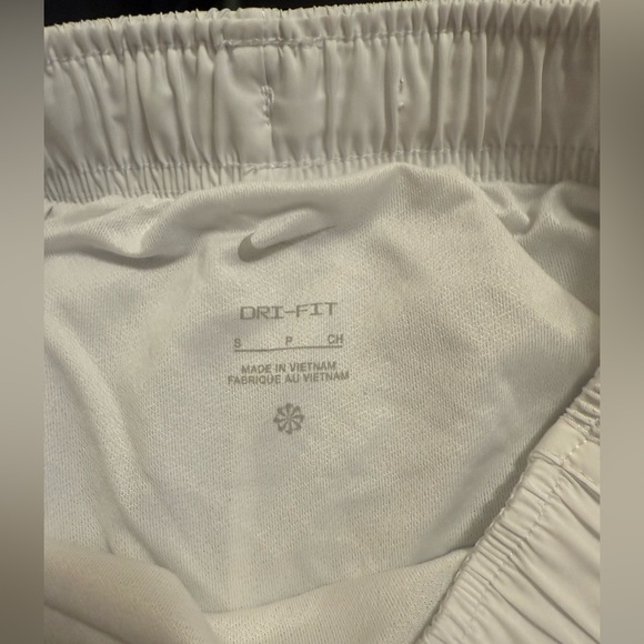 2 Pair of NIKE Dri-Fit shorts … White NFL Buffalo Bills and Black workout Sz. SM - Picture 4 of 9